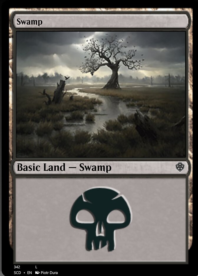 Swamp (342) [Starter Commander Decks] | Exor Games Truro