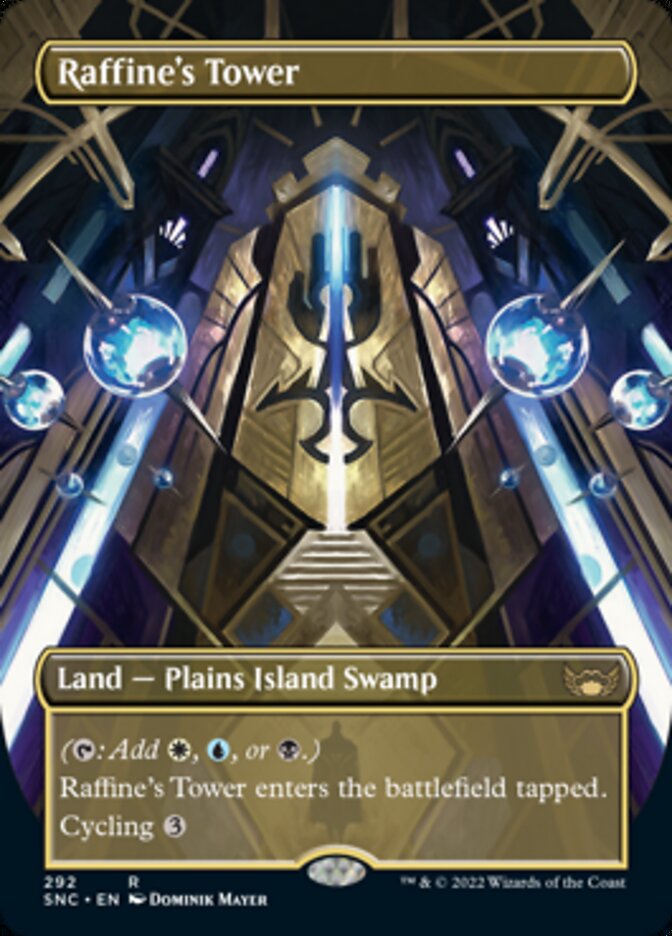 Raffine's Tower (Borderless Alternate Art) [Streets of New Capenna] | Exor Games Truro