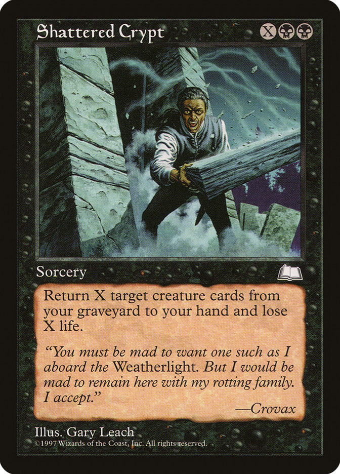 Shattered Crypt [Weatherlight] | Exor Games Truro