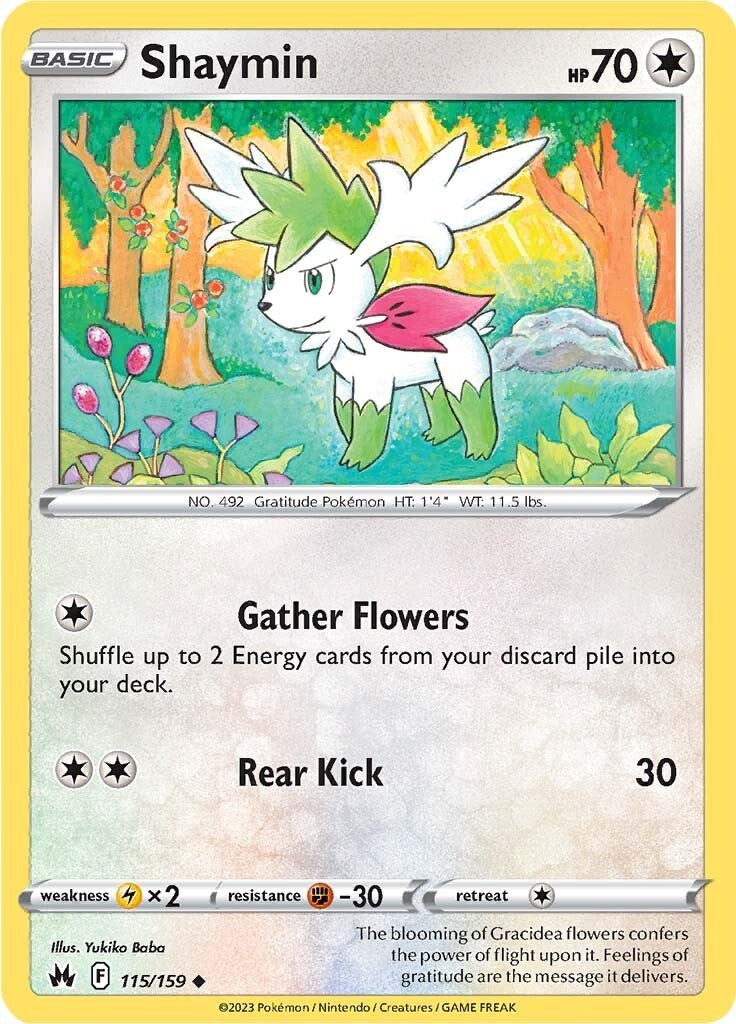 Shaymin (115/159) [Sword & Shield: Crown Zenith] | Exor Games Truro