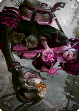 Undercity Scrounger Art Card [Kamigawa: Neon Dynasty Art Series] | Exor Games Truro