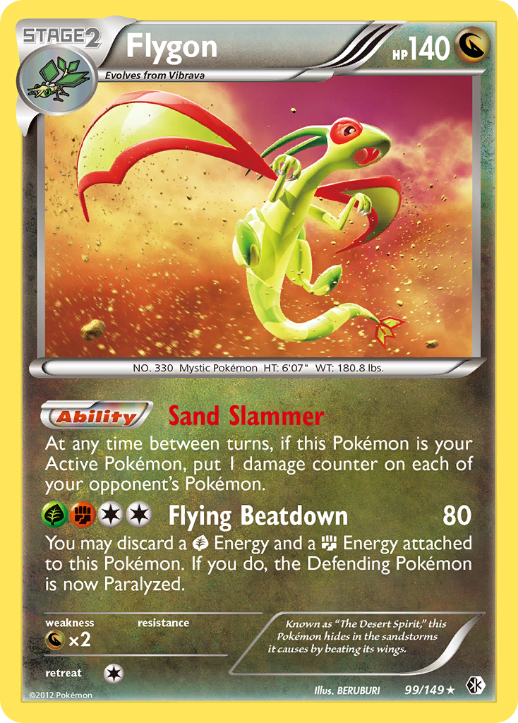 Flygon (99/149) [Black & White: Boundaries Crossed] | Exor Games Truro