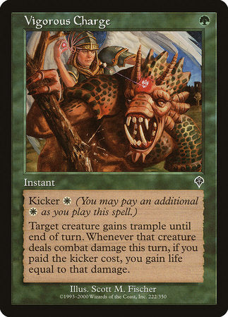 Vigorous Charge [Invasion] | Exor Games Truro
