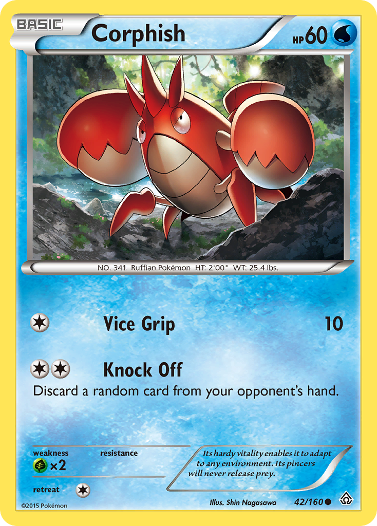 Corphish (42/160) [XY: Primal Clash] | Exor Games Truro