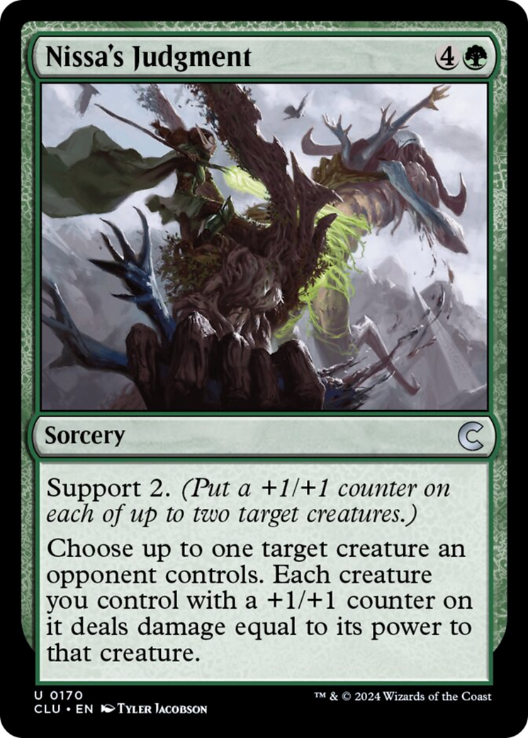 Nissa's Judgment [Ravnica: Clue Edition] | Exor Games Truro