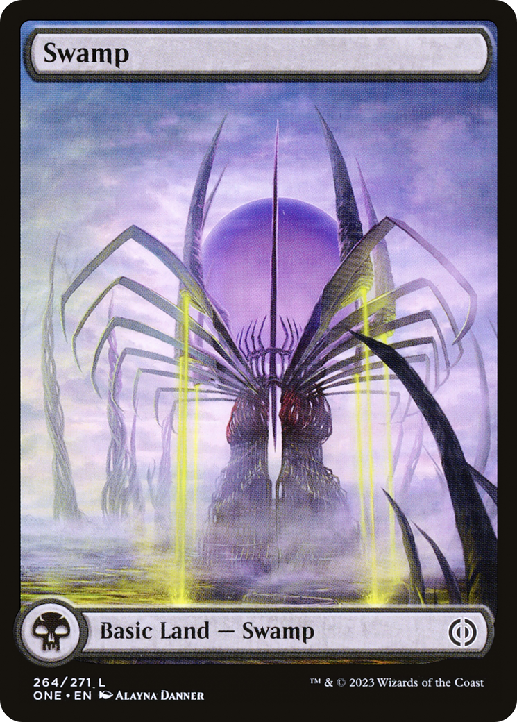 Swamp (264) (Full-Art) [Phyrexia: All Will Be One] | Exor Games Truro