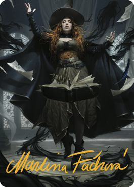 Tasha, the Witch Queen Art Card (41) (Gold-Stamped Signature) [Commander Legends: Battle for Baldur's Gate Art Series] | Exor Games Truro