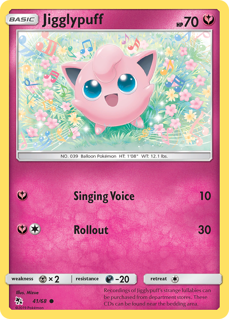 Jigglypuff (41/68) [Sun & Moon: Hidden Fates] | Exor Games Truro