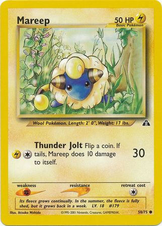 Mareep (58/75) [Neo Discovery Unlimited] | Exor Games Truro