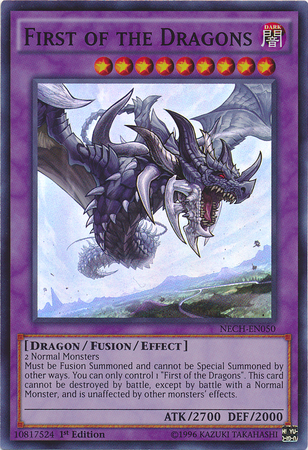 First of the Dragons [NECH-EN050] Super Rare | Exor Games Truro