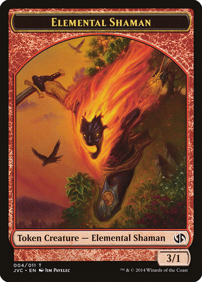 Elemental Shaman Token (Jace vs. Chandra) [Duel Decks Anthology Tokens] | Exor Games Truro