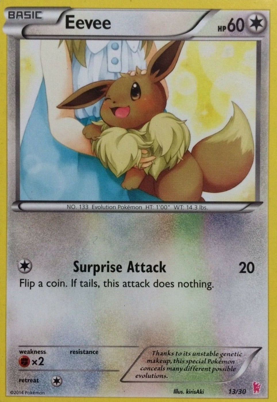 Eevee (13/30) [XY: Trainer Kit - Sylveon] | Exor Games Truro