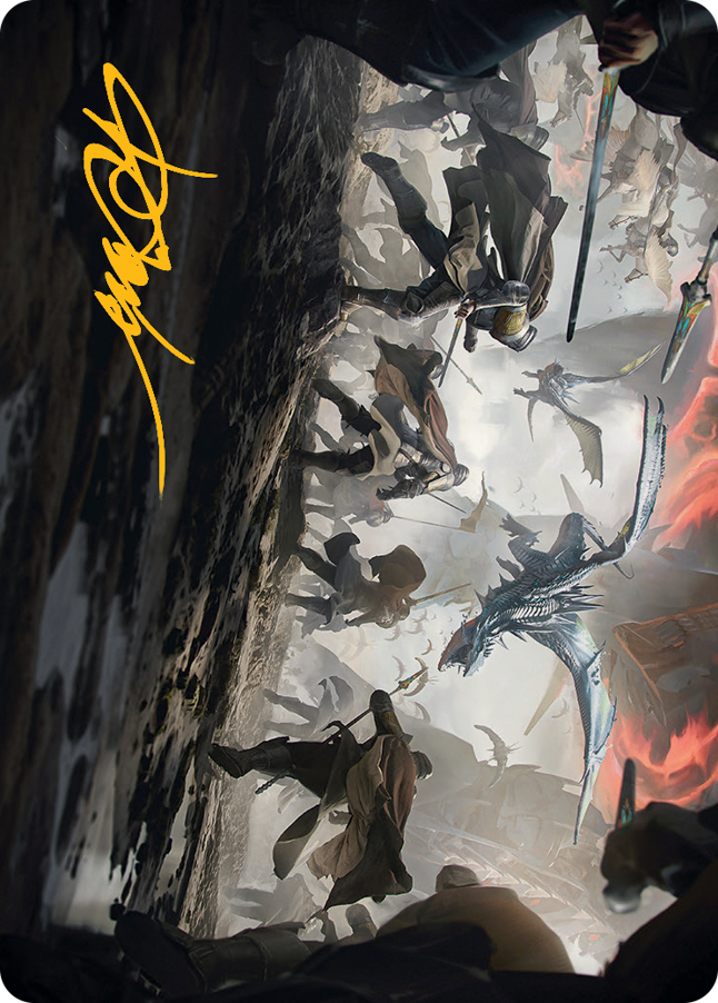 Invasion of Dominaria Art Card (Gold-Stamped Signature) [March of the Machine Art Series] | Exor Games Truro