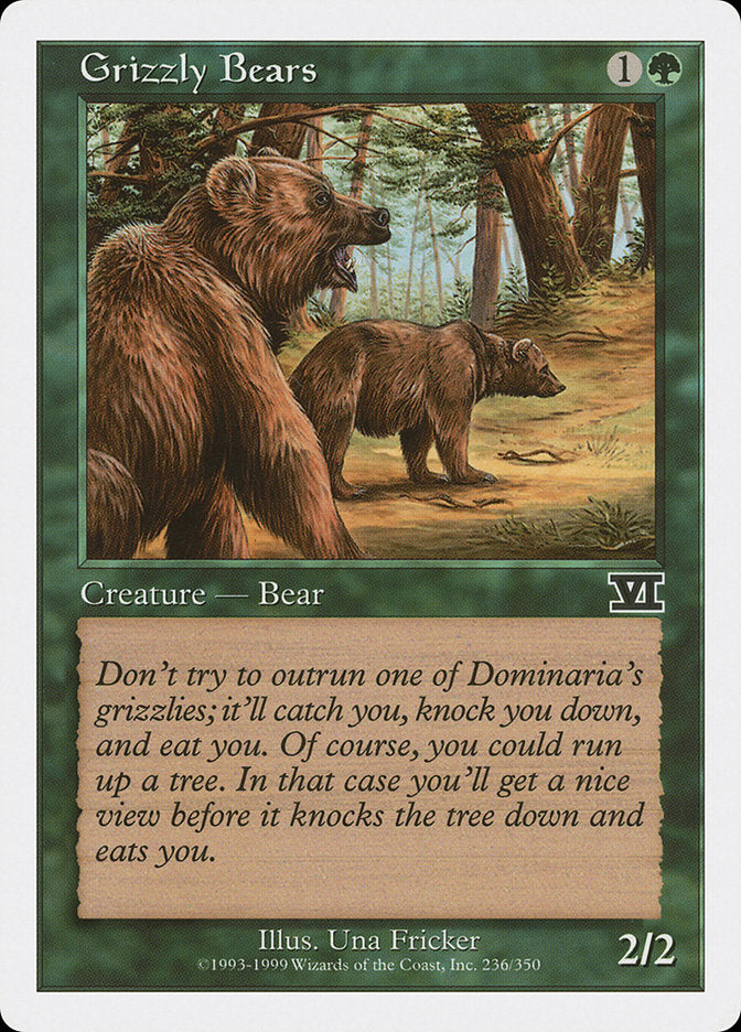 Grizzly Bears [Classic Sixth Edition] | Exor Games Truro