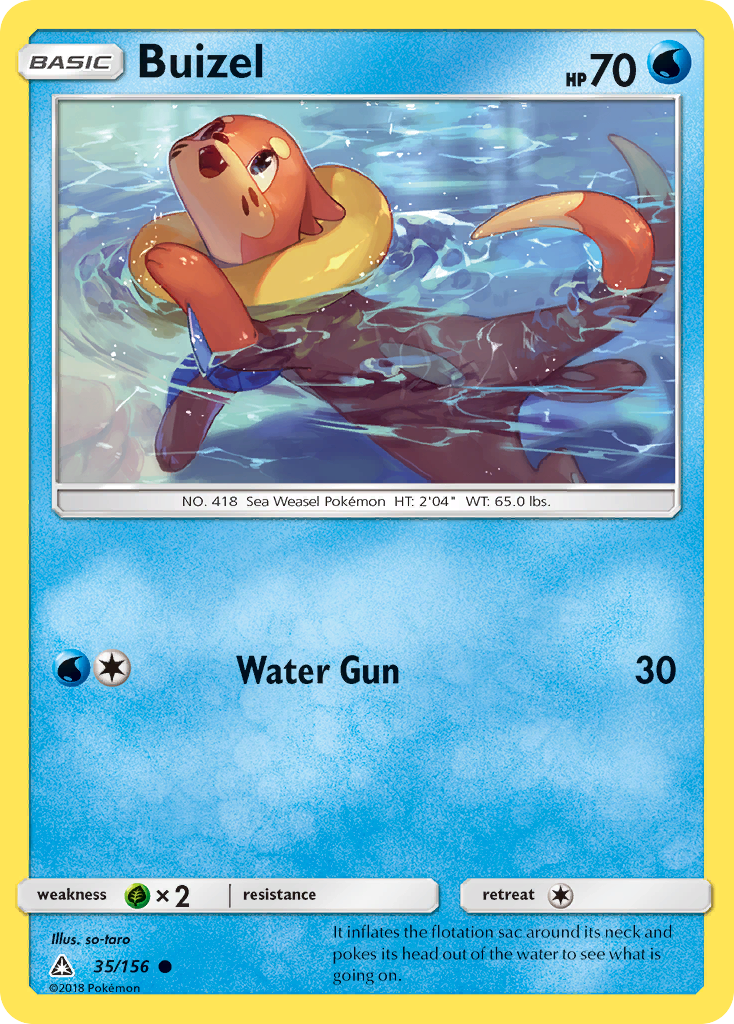 Buizel (35/156) [Sun & Moon: Ultra Prism] | Exor Games Truro