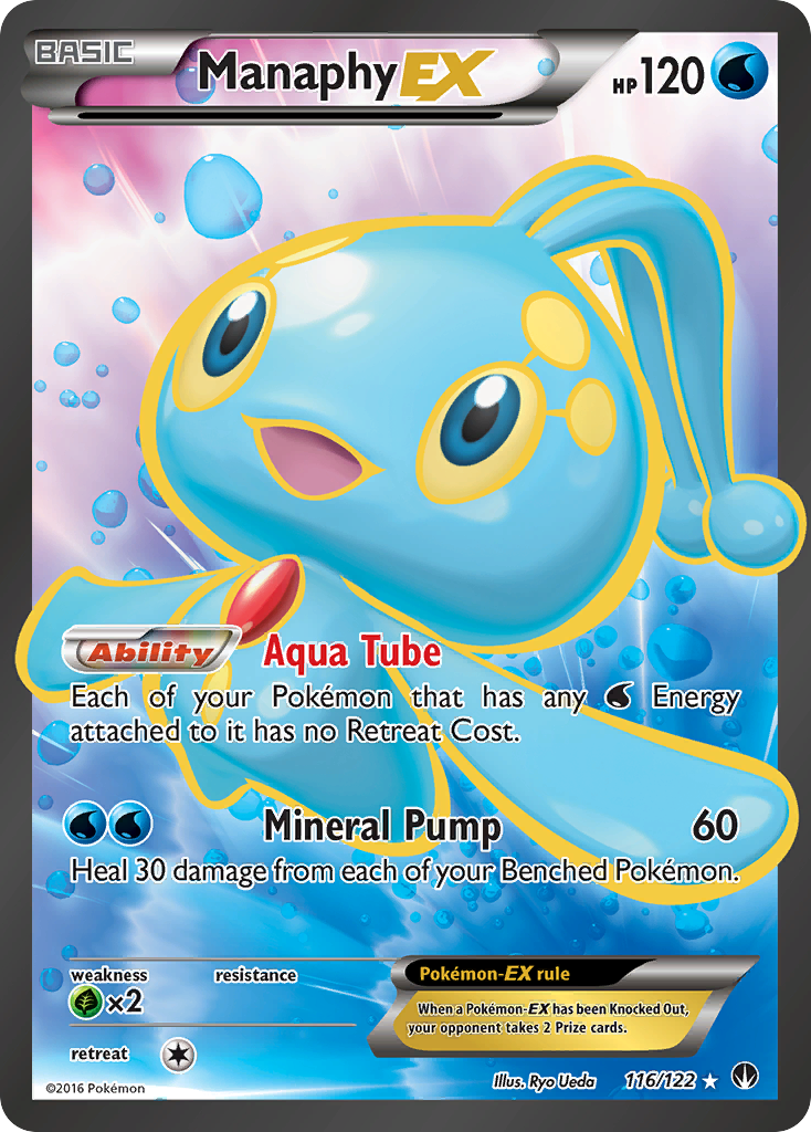 Manaphy EX (116/122) [XY: BREAKpoint] | Exor Games Truro