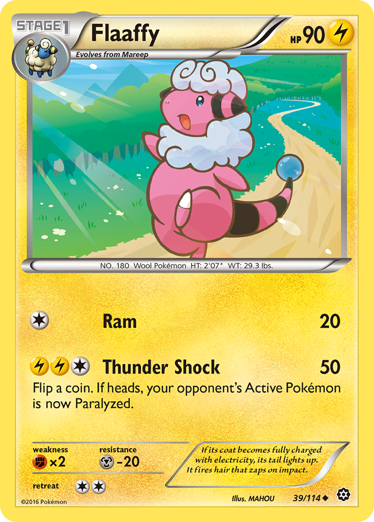 Flaaffy (39/114) [XY: Steam Siege] | Exor Games Truro