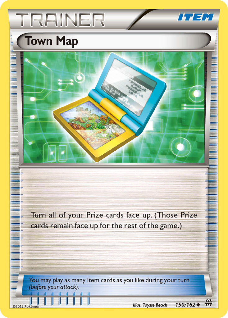 Town Map (150/162) [XY: BREAKthrough] | Exor Games Truro