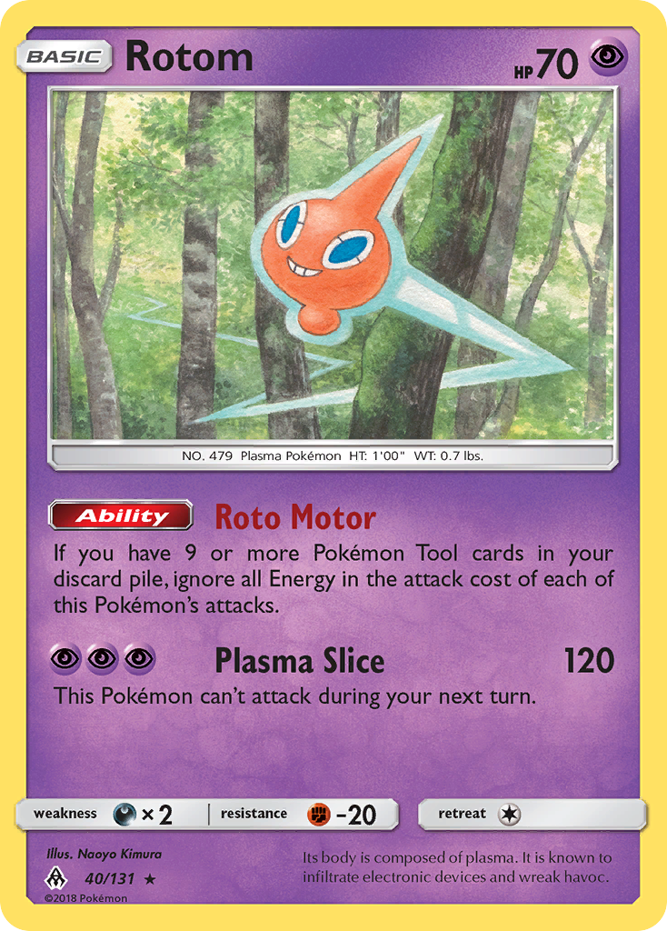 Rotom (40/131) [Sun & Moon: Forbidden Light] | Exor Games Truro