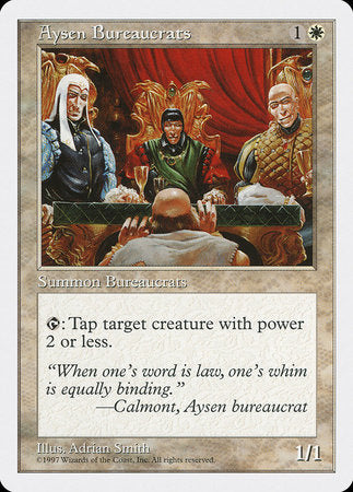 Aysen Bureaucrats [Fifth Edition] | Exor Games Truro