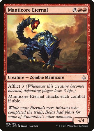 Manticore Eternal [Hour of Devastation] | Exor Games Truro
