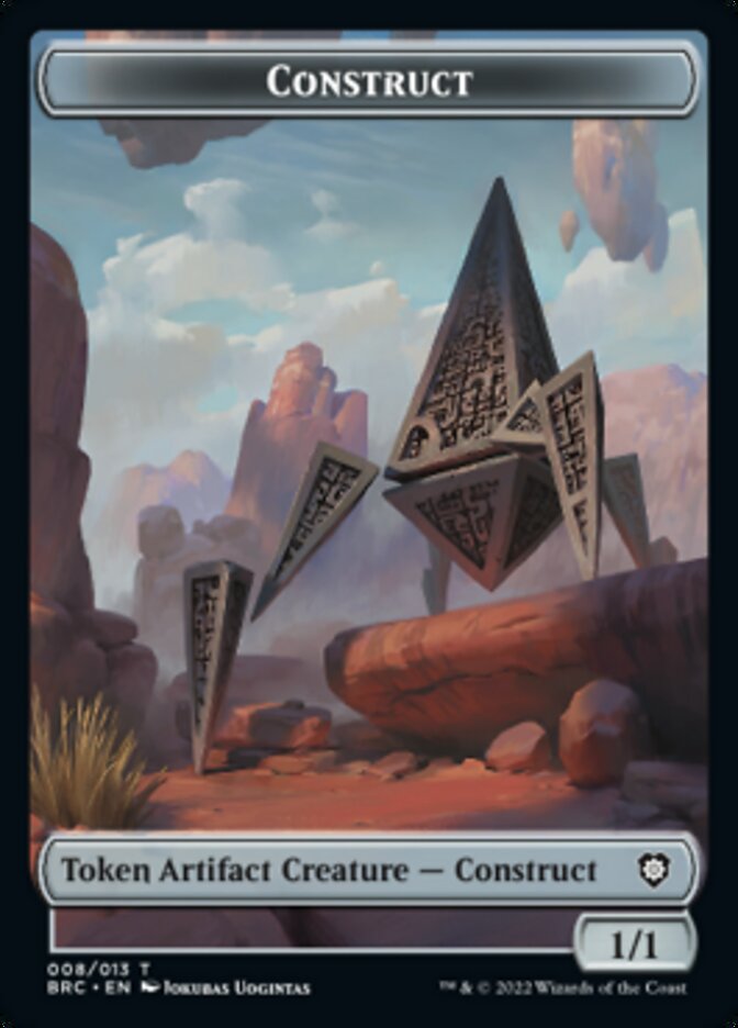 Construct (008) // Goat Double-Sided Token [The Brothers' War Commander Tokens] | Exor Games Truro