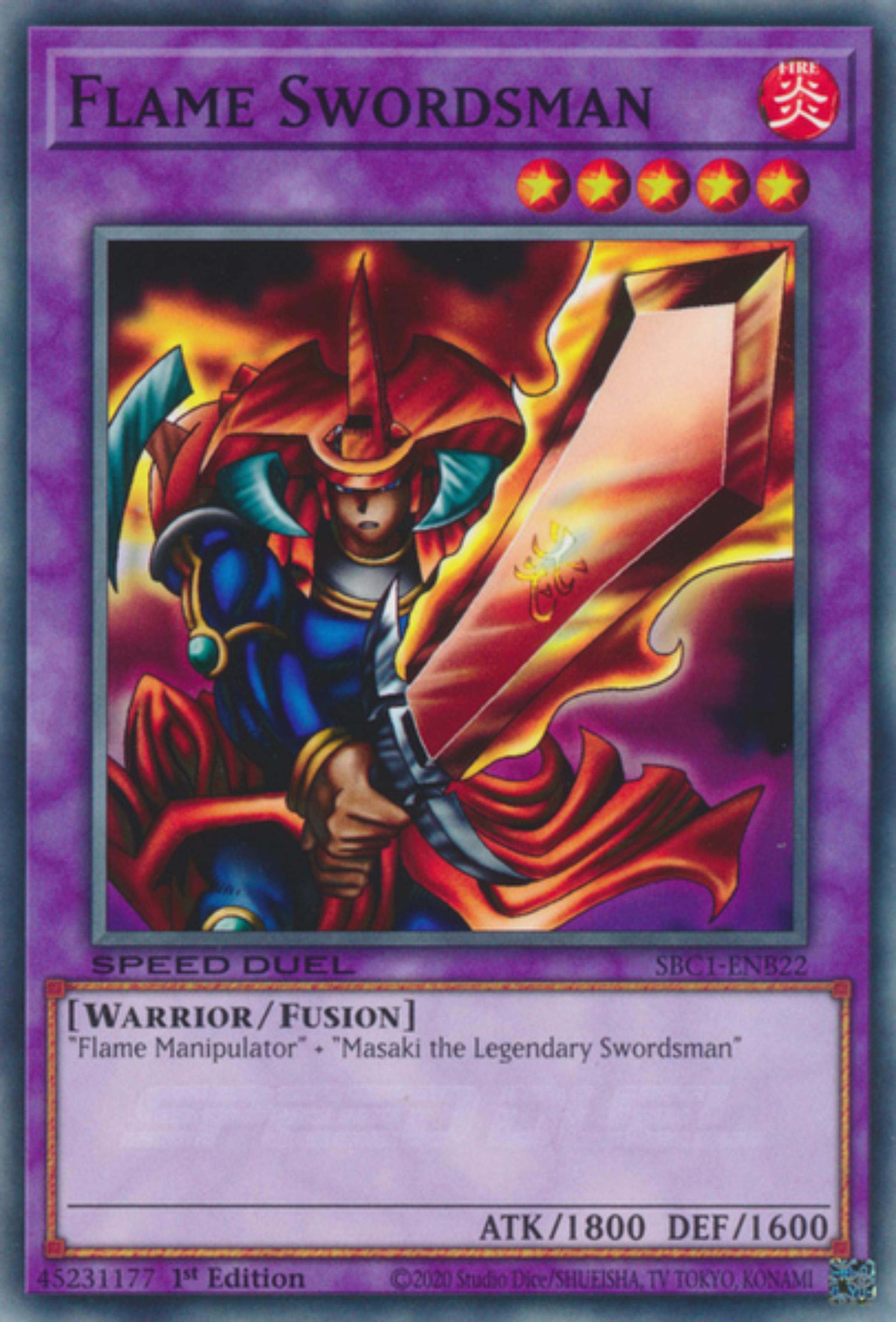 Flame Swordsman [SBC1-ENB22] Common | Exor Games Truro
