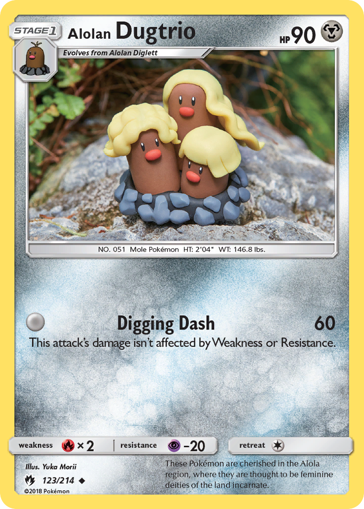 Alolan Dugtrio (123/214) [Sun & Moon: Lost Thunder] | Exor Games Truro