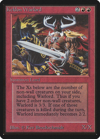 Keldon Warlord [Limited Edition Beta] | Exor Games Truro