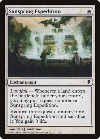 Sunspring Expedition [Zendikar] | Exor Games Truro