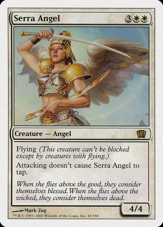 Serra Angel [Eighth Edition] | Exor Games Truro