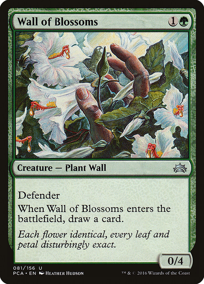 Wall of Blossoms [Planechase Anthology] | Exor Games Truro