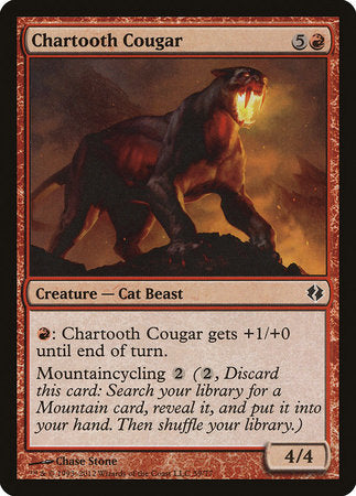 Chartooth Cougar [Duel Decks: Venser vs. Koth] | Exor Games Truro