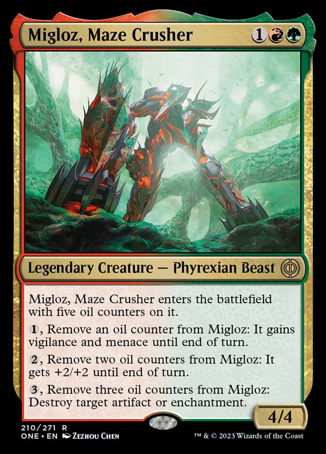 Migloz, Maze Crusher [Phyrexia: All Will Be One] | Exor Games Truro