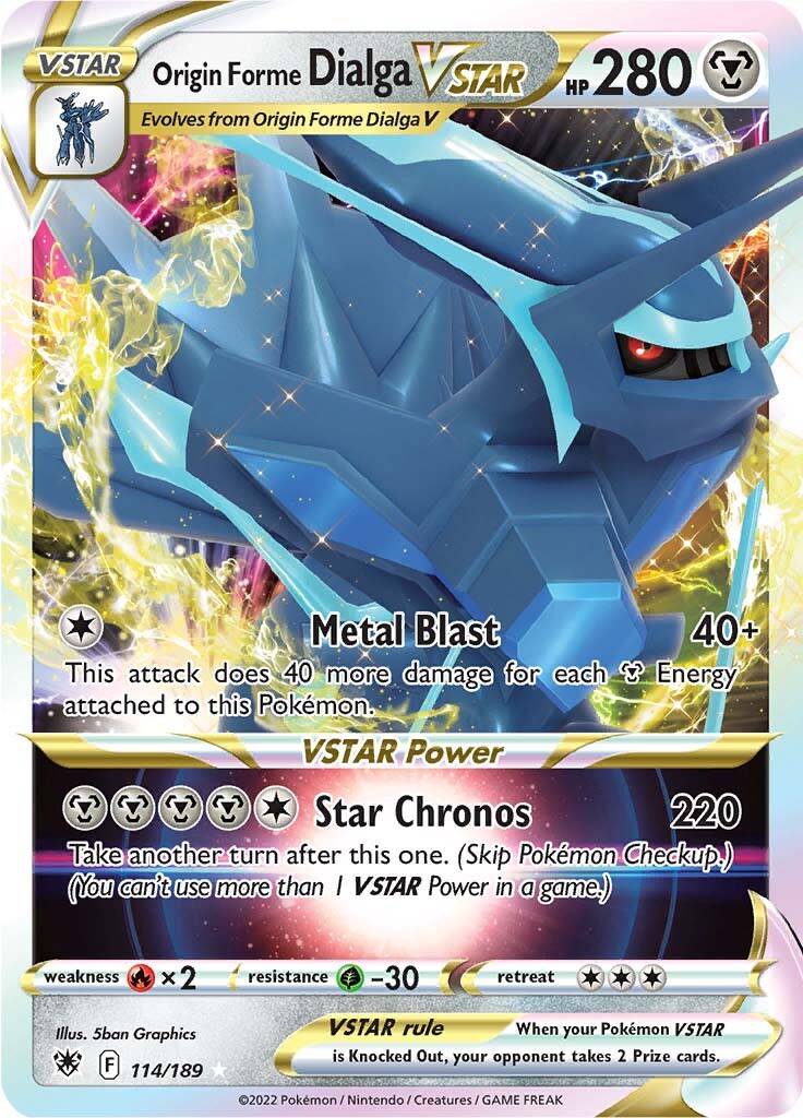 Origin Forme Dialga VSTAR (114/189) [Sword & Shield: Astral Radiance] | Exor Games Truro