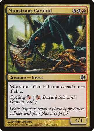 Monstrous Carabid [Alara Reborn] | Exor Games Truro