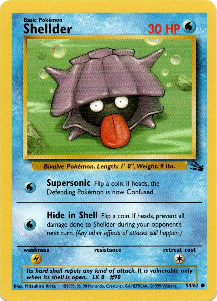 Shellder (54/62) [Fossil Unlimited] | Exor Games Truro