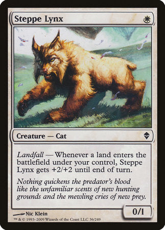 Steppe Lynx [Zendikar] | Exor Games Truro