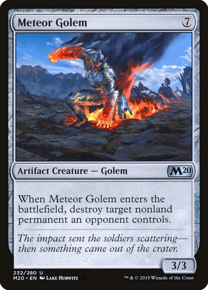 Meteor Golem [Core Set 2020] | Exor Games Truro