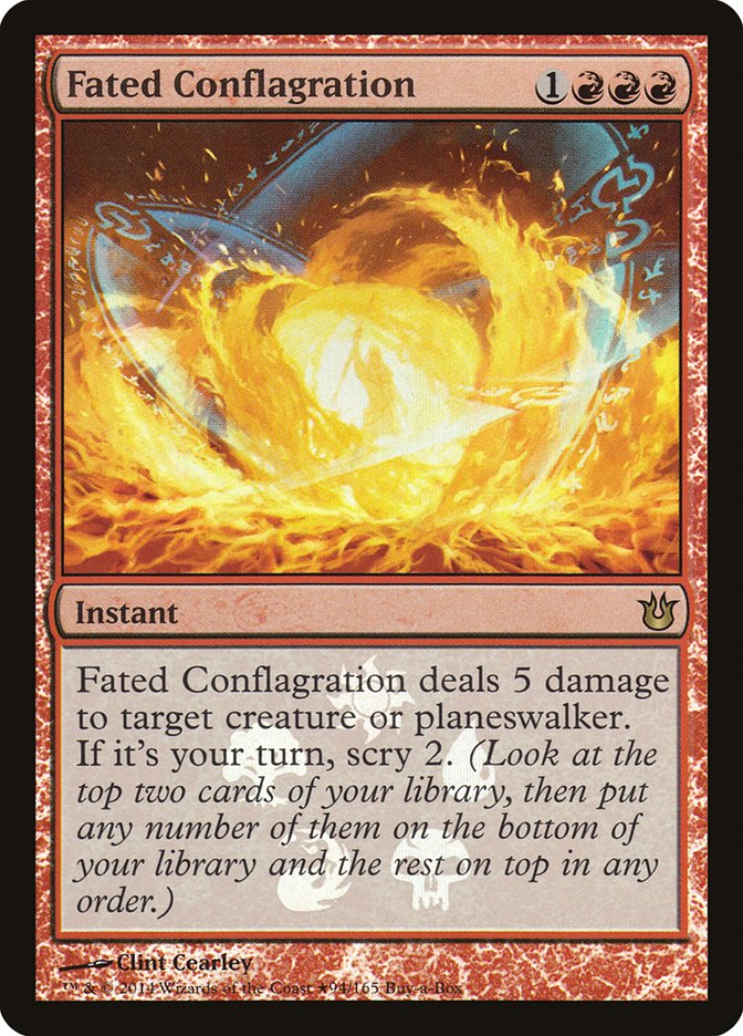 Fated Conflagration (Buy-A-Box) [Born of the Gods Promos] | Exor Games Truro