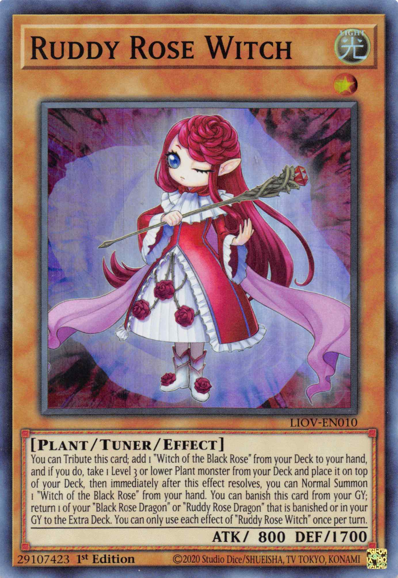 Ruddy Rose Witch [LIOV-EN010] Super Rare | Exor Games Truro