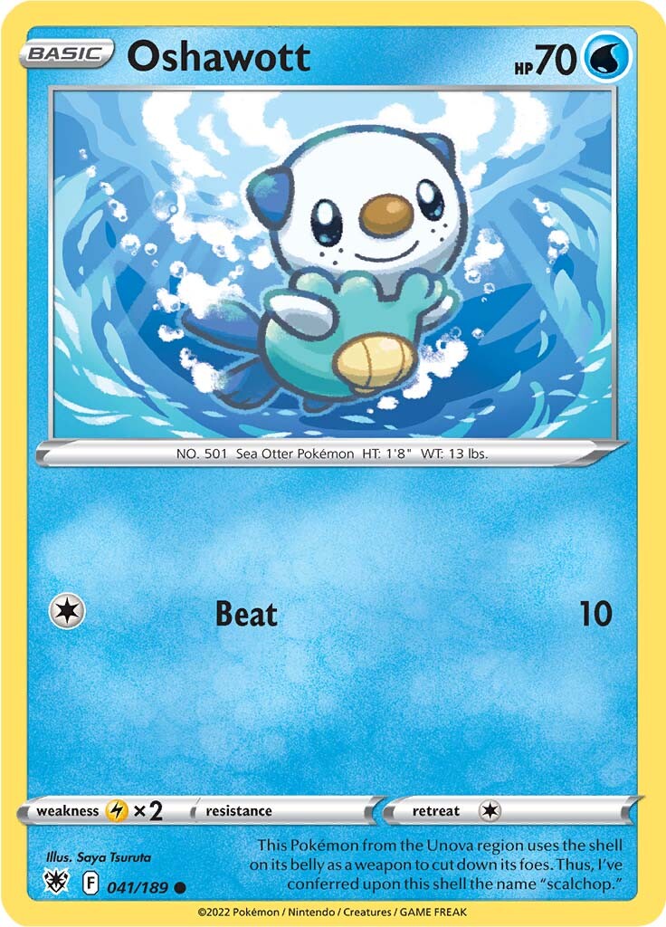 Oshawott (041/189) [Sword & Shield: Astral Radiance] | Exor Games Truro