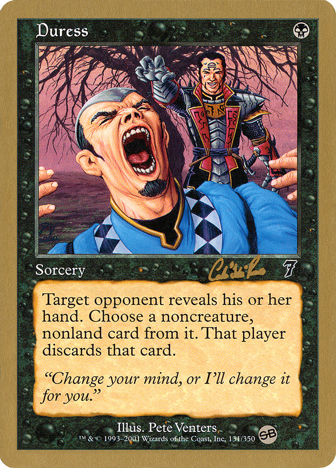Duress (Carlos Romao) (SB) [World Championship Decks 2002] | Exor Games Truro