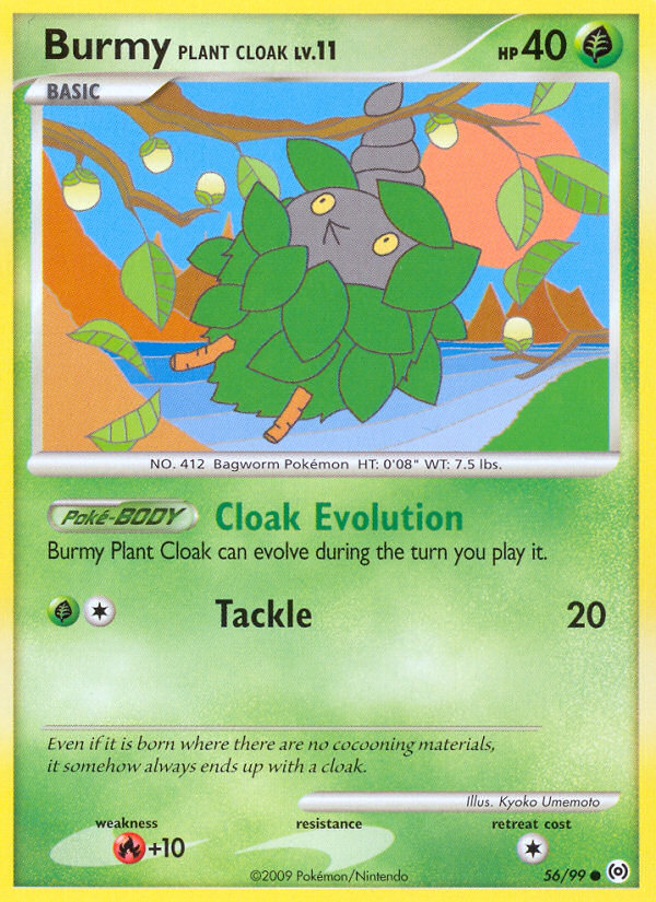 Burmy Plant Cloak (56/99) [Platinum: Arceus] | Exor Games Truro