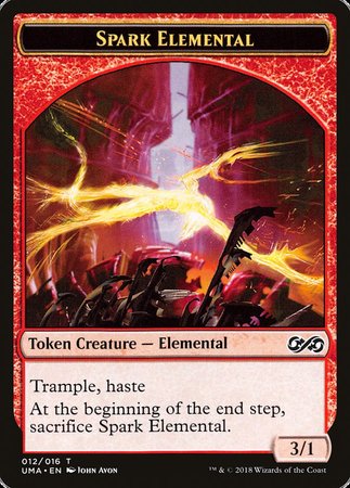 Spark Elemental Token [Ultimate Masters Tokens] | Exor Games Truro