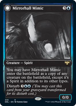 Mirrorhall Mimic // Ghastly Mimicry [Innistrad: Double Feature] | Exor Games Truro