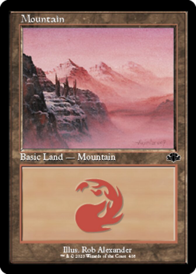 Mountain (408) (Retro) [Dominaria Remastered] | Exor Games Truro