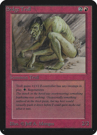 Sedge Troll [Limited Edition Alpha] | Exor Games Truro