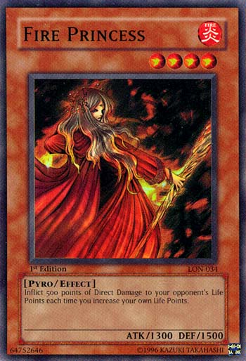 Fire Princess [LON-034] Super Rare | Exor Games Truro