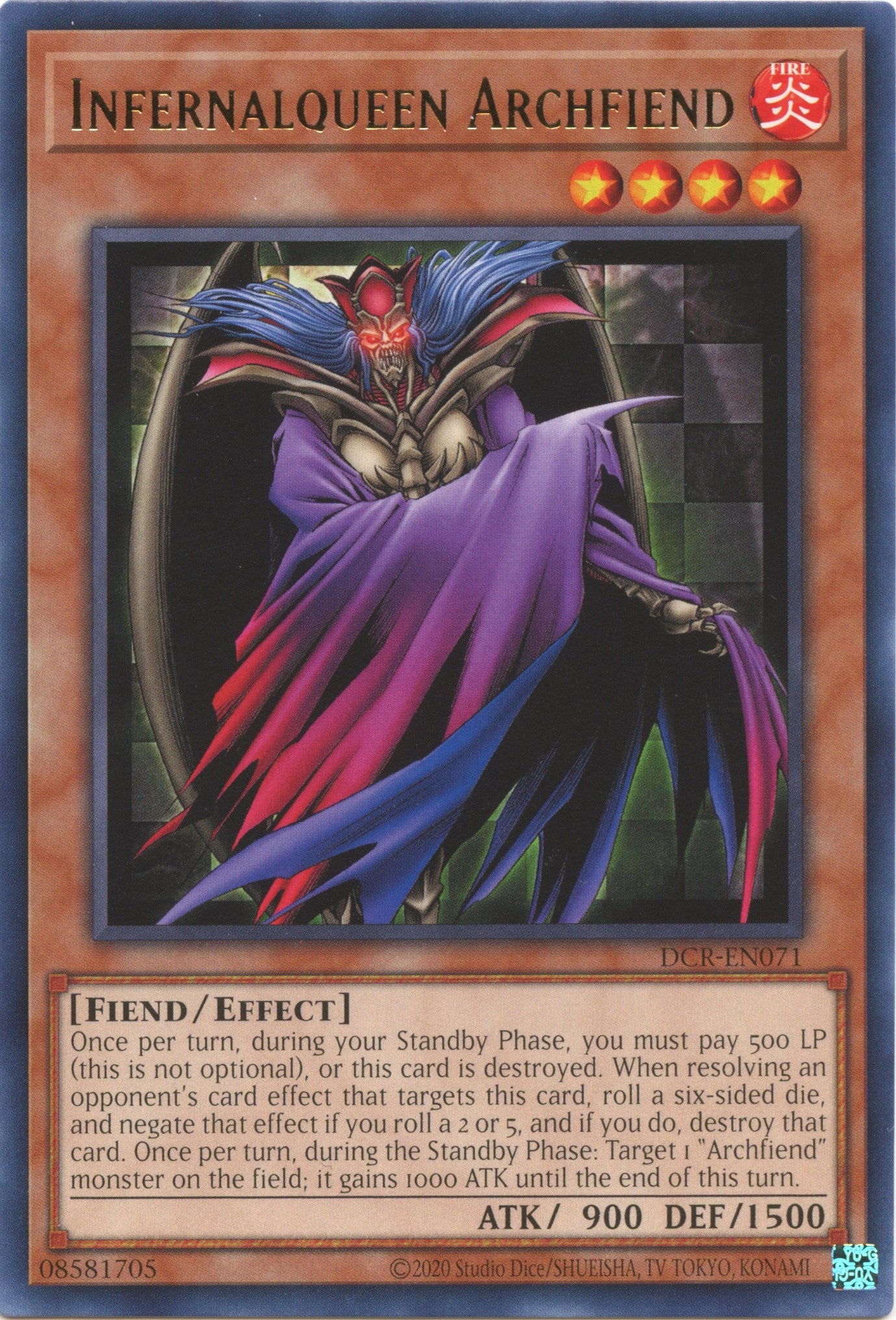 Infernalqueen Archfiend (25th Anniversary) [DCR-EN071] Rare | Exor Games Truro